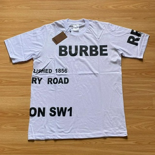 เสื้อยืด ลาย Burberry Road สีขาว