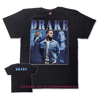 คอตต้อนคอกลม♛┋ஐเสื้อยืด Drake เสื้อแขนสั้น drake เสื้อไซส์ยุโรปS-5XL