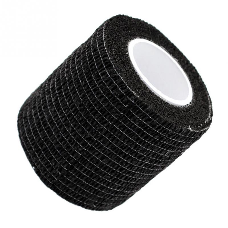 Shegnyan สีดําทิ ้ งเหนียว Tattoo Grip เทปห ่ อผ ้ าพันแผลยืดหยุ ่ นม ้ วนสําหรับเครื ่ องสัก Grip Tube อุปกรณ ์ เสริม ราคา ถูกที่สุด ดีลบีเคเค แกลเลอรีภาพที่ 3