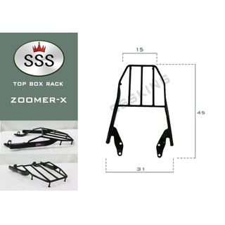 แร็คท้ายรถมอเตอร์ไซค์ Honda ZoomerX