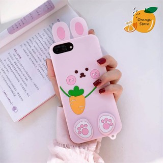 (พร้อมส่งจากไทย) เคส Oppo ซิลิโคนกระต่ายเนื้อนิ่ม A3s-A5s-A52020-A31-A53-A93-F9