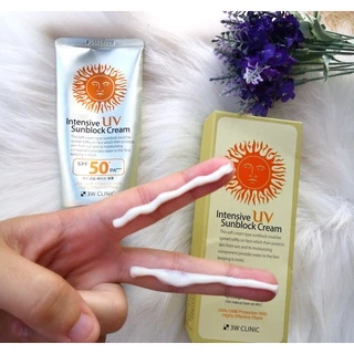 (มีส่งด่วน)Intensive UV Sunblock Cream กันแดด ครีมกันแดด 3W SPF50PA++