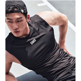 OMG SPORTWEAR | Sleeveless Shirt  เสื้อกีฬา เสื้อฟิตเนส เสื้อออกกำลังกาย เสื้อรัดกล้าม omg sportswear