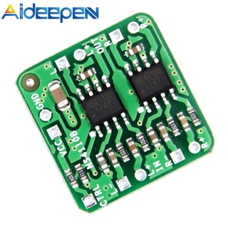 Aideepen บอร์ดขยายเสียงดิจิทัล 2x18W Class D/AB NS4110B แรงดันไฟฟ้า 6-14V