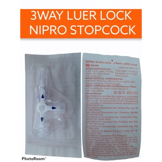 *แบ่งขาย 1 อัน *ทรีเวย์ 3W-RL (Luer Lock) กล่องสีขาว LOCK 3 ก้าน ยี่ห้อนิโปร THREEWAY THREE WAY THREE-WAY