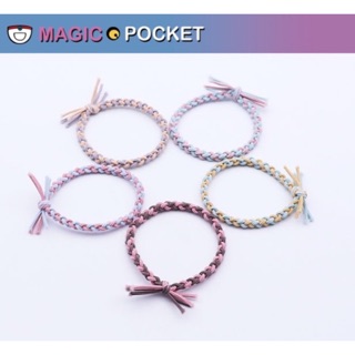 【Magic Pocket】สินค้าขายดี สไตล์เกาหลีเครื่องประดับตกแต่งผม ถักเปีย ยางรัดผมสำหรับเด็กผู้หญิง ZJ004