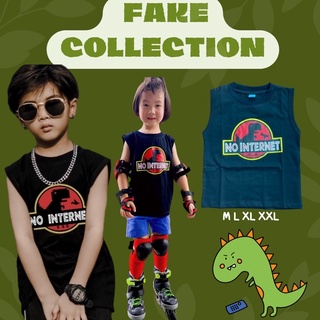 แขนกุดคอลเลคชั่นใหม่ Fake collectionผ้า cotton นิ่มใส่สบาย :)