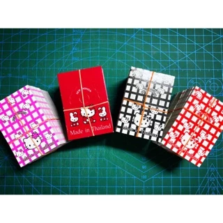 หัวกระดาษ แมวสามสี ก้อนละ 95-100 ใบ น่ารักมีราคาส่ง ขนาด 4x6 ซม.