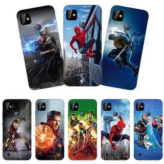 เคสโทรศัพท์ซิลิโคนลายหมาป่าสําหรับ Infinix Smart Hd 2021X612B 6 . 1 "