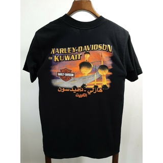 เสื้อยืดแขนสั้นลําลอง คอกลม ผ้าฝ้าย 100% พิมพ์ลาย Harley Davidson Kuwait Med สีดํา สําหรับผู้ชาย Hd 2006สามารถปรับแต่งได