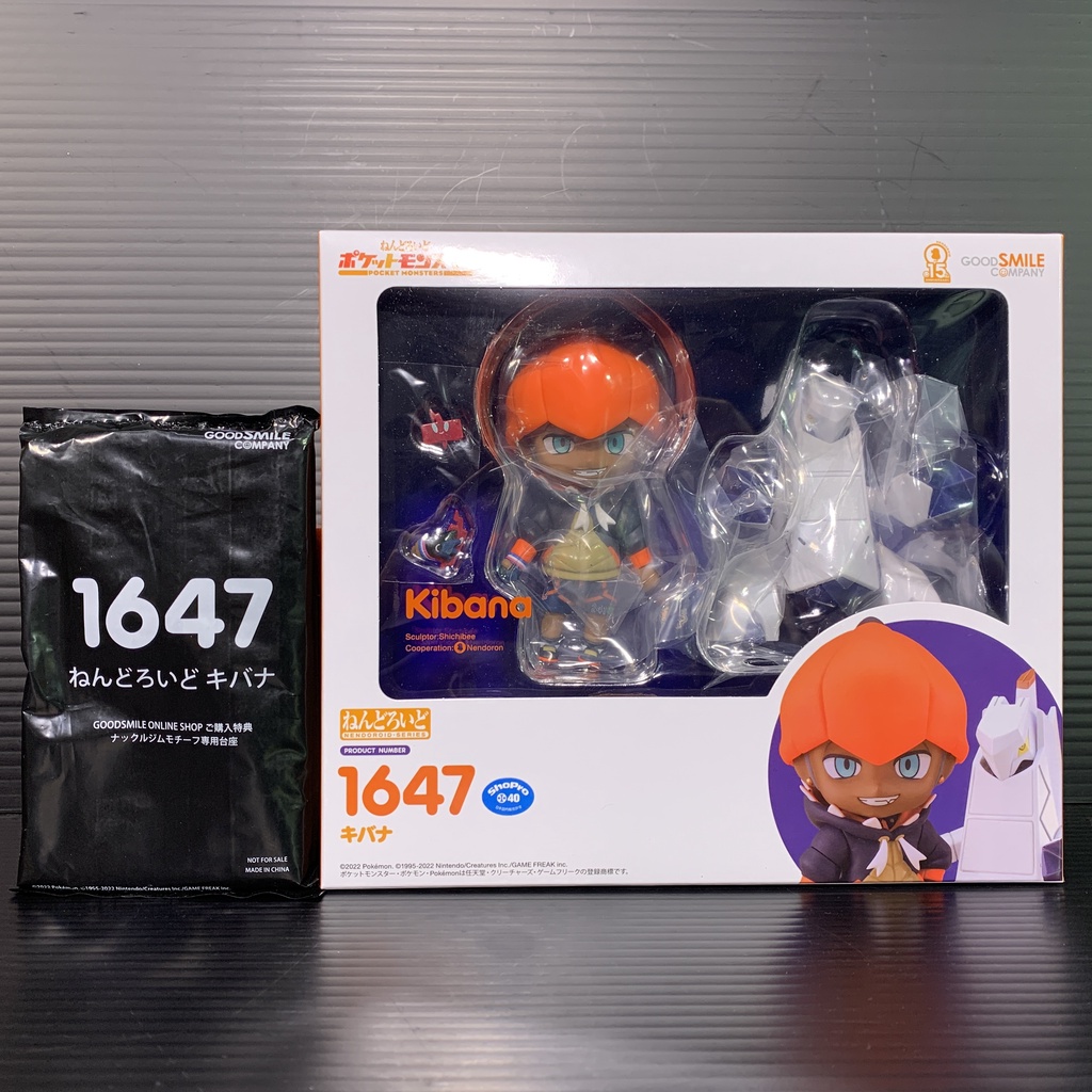 Nendoroid 1647 Kibana (Raihan) [Lot Good Smile Online] w/Bonus (Pokémon Sword and Shield)