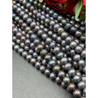 Black pearls 10mm ไข่มุกดำ 10mm