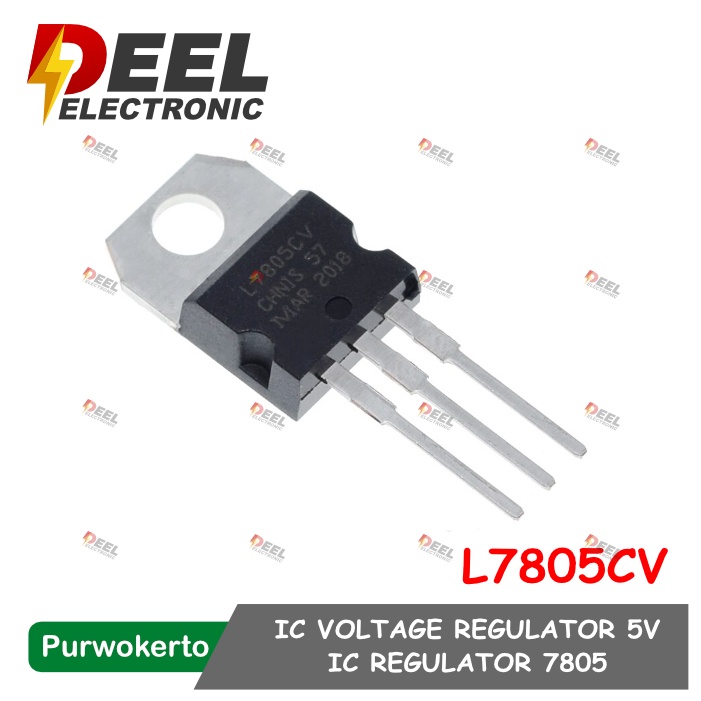 Ic 7805 TO-220 VOLTAGE REGULATOR L7805CV LM7805 L7805 IC REGULATOR 5V