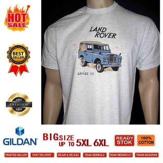 [S-5XL]Limeizhounew Xs-6Xl เสื้อยืดสีเทาสีเทาขนาดใหญ่ Land Rover Rover Series 3 สีเทา 5 ชิ้น