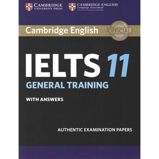 DKTODAY หนังสือ CAMBRIDGE IELTS 11 GENERAL:SB WITH ANS. ไม่มี AUDIO DOWNLOAD CODE