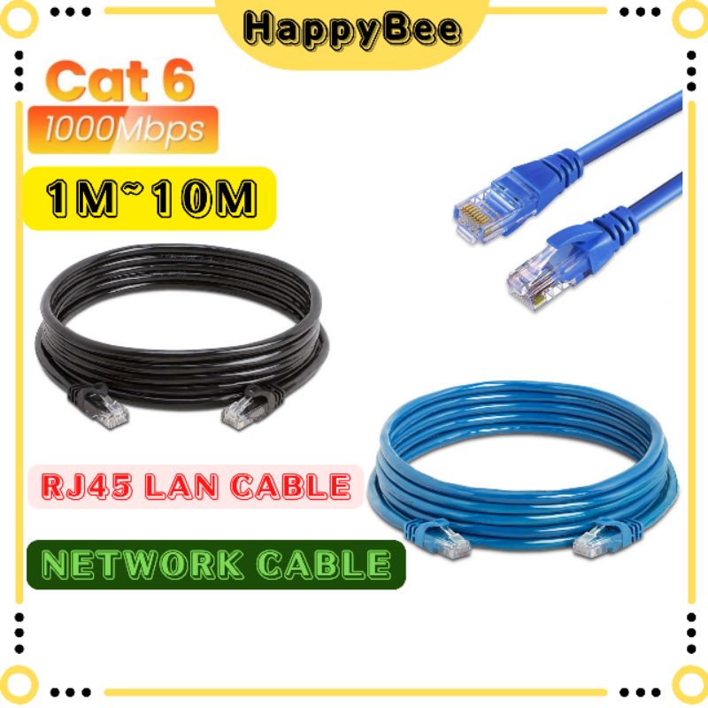CAT6 LAN CABLE NETWORK CABLE Ethernet Cable RJ45 LAN ETHERNET android tvbox กล่องทีวี