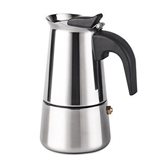 หม้อทำกาแฟสดระบบแรงดันไอน้ำ moka pot 2 cup