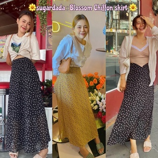 sugardada: กระโปรงดอกไม้ มีซับใน มีซิป 🌸blossom skirt🌸กระโปรงยาวสไตล์เกาหลี ที่ใครๆก็ตามหา