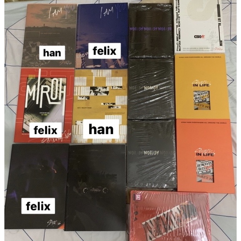 Tray อัลบั้ม skkz สําหรับเด็กเท่านั้น i am you imn not miroh ไม้สีเหลือง mixtape noeasy ในชีวิต go l
