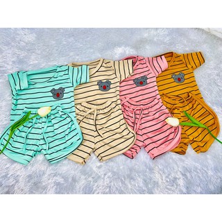 Koala STRIPE ชุดเสื้อแขนสั้น และกางเกง สําหรับเด็ก