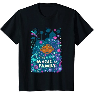 เสื้อยืดลําลอง พิมพ์ลาย Disney Encanto Mirabel The Magic of Family คุณภาพสูง สไตล์เกาหลี สําหรับครอบครัวS-5XL