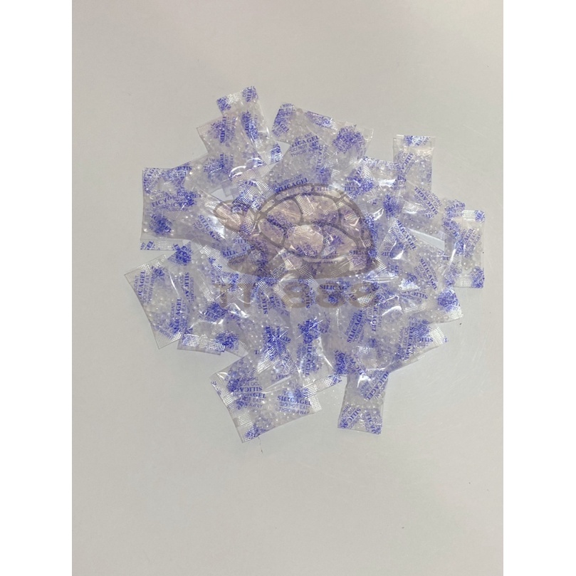 ซองกันชื้น เม็ดกันชื้น กันชื้น ซองกันชื้นใส่อาหาร ซิลิก้าเจล Silica Gel 1 กรัม FOOD GRADE
