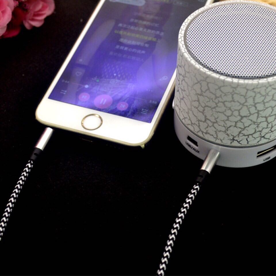 สายAux Audio Stereo หัว3.5mm สายลำโพง หูฟัง ยาว 1.5 เมตร ราคา ถูกที่สุด ดีลบีเคเค แกลเลอรีภาพที่ 3