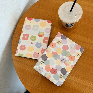 เคสหนัง ฝาพับ ลายการ์ตูนน่ารัก พร้อมขาตั้ง สําหรับ iPad Mini 1 2 3 4 5 6 Air Pro 9.7 5th 6th 7th 8th 9th Gen 10.2 10.5 11.0 Air 4 10.9 2020 iPad 2019 2021 9.7 2017 2018 Air3 10.5