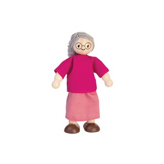 PlanToys 0985103 Grandmother ของเล่นไม้ตุ๊กตาคุณยาย  เล่นกับบ้านตุ๊กตา ของเล่นเสริมจินตนาการ ของเล่นเด็ก  3 ขวบ