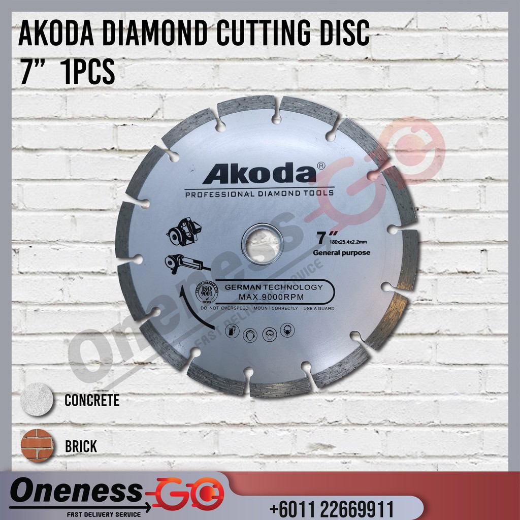 AKODA DIAMOND BLADE -GREY ECONOMIC -7 -(A07-S180GY)