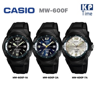 Casio แบตเตอรี่ 10 ปี นาฬิกาข้อมือผู้ชาย/ผู้หญิง/นักเรียน สายเรซิน รุ่น MW-600F ของแท้ รับประกัน 1 ปี