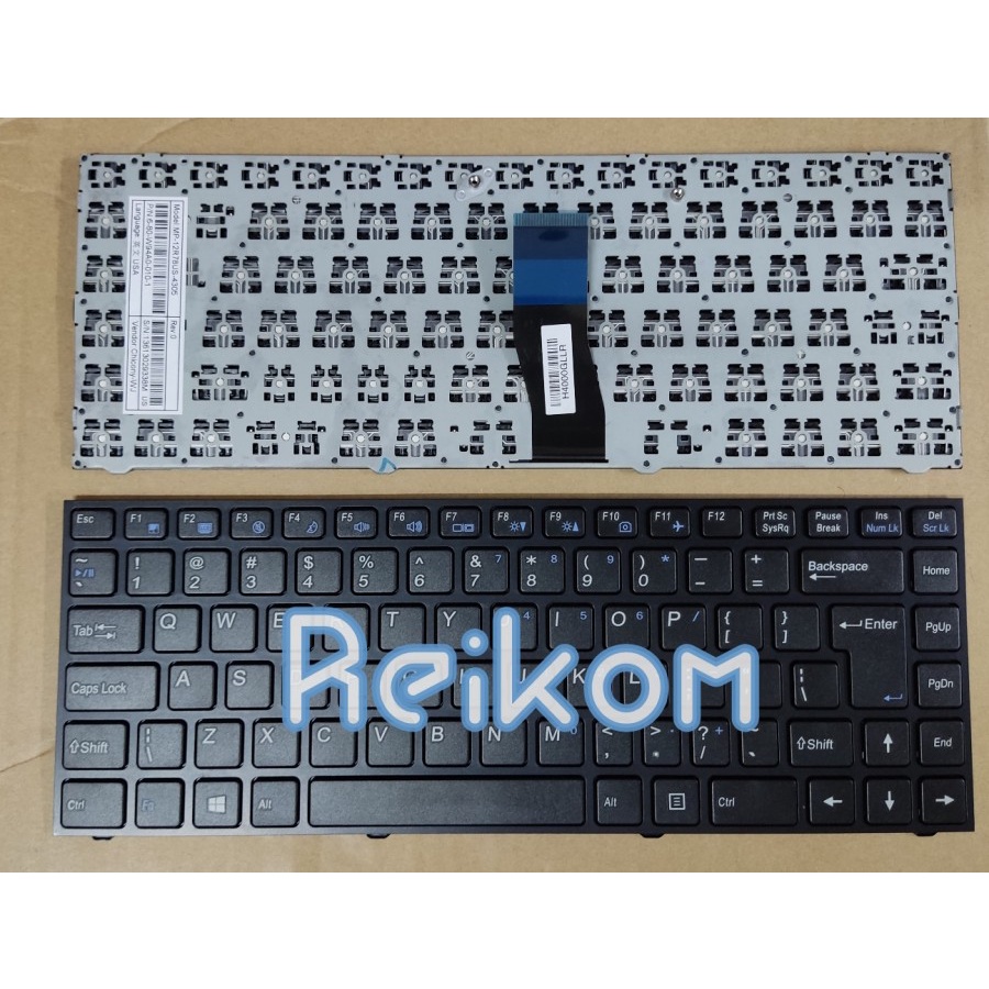 KIBOT แป้นพิมพ์แล็ปท็อป ACER ONE 14 Z2-475 Z2-485 Z476 สีดําพร้อม FRAME