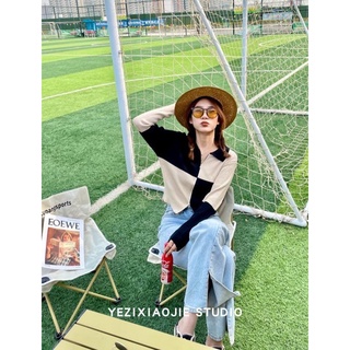 MYGIRLSHOP.TH เสื้อปกซิปทูโทน สวย แต่งง่าย 59115