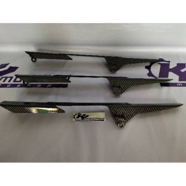 ฝาครอบโซ่คาร์บอนเดิมสําหรับ Yamaha All New R15 VVA V3 V4 R15M