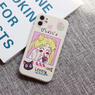 พร้อมส่ง เคสโทรศัพท์มือถือ ซิลิโคนนุ่ม หนา ลายการ์ตูนเซเลอร์มูนน่ารัก สําหรับ เคสไอโฟน11 โทรศัพท์ 7 8 plus ip i 11 เคสไอโฟน 12 13 pro max mini เคสไอโฟน 14 เคสไอโฟน เคสไอโฟน7พลัส xs XR iPhone case เคสโทรศัพท์ เคส เคสโทรศัพท์ เคสมือถือ