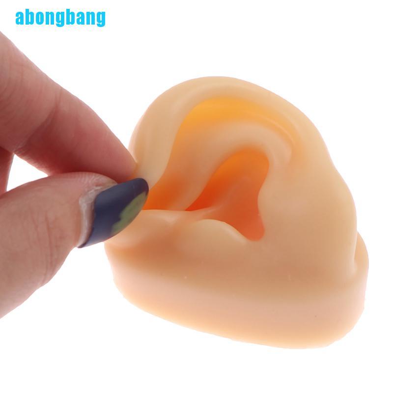 Abongbang 1X เครื่องมือเจาะร่างกาย ซิลิโคน สําหรับฝึกเจาะหู - รูปที่ 2