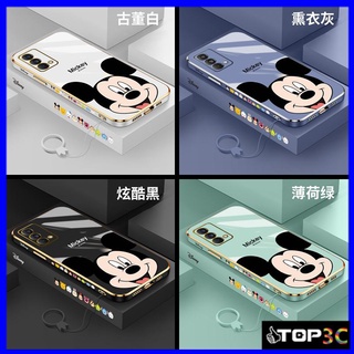 เคส OPPO A95 เคส OPPO A74 เคส OPPO A74 5G เคส OPPO A76 A96 A15 A15S A16 A16K A53 A3S A12E A5S A7 A12 F9 เคส OPPO A92 A52 F11 เคส OPPO F11 PRO Disney Mickey เคสโทรศัพท์มือถือลายการ์ตูนมิกกี้เมาส์สําหรับ MQ