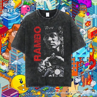 เสื้อยืดโอเวอร์ไซส์เสื้อยืด ขนาดใหญ่ พิมพ์ลาย Psycho Crucify | หินล้างทําความสะอาด | เสื้อยืด ขนาดใหญ่ | สไตล์วินเทจ | เ