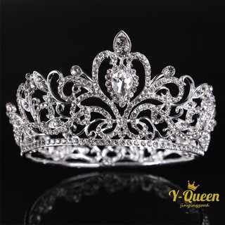 มงกุฎคาดศีรษะประดับคริสตัล rhinestone tiaras