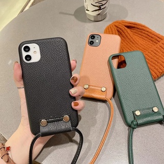 เคสโทรศัพท์มือถือ พร้อมสายสะพาย สำหรับ iPhone12PRO 12MINI 12PROMAX 11 PRO MAX XSMAX XS XR 7 8 6 6S PLUS