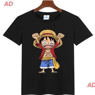 AD เสื้อยืดยอดนิยม Anime Hoodie!baju T Shirt Lelaki! T-shirt Lengan Pendek One Piece Lelaki Luffy Essolon Baju Lengan Pa