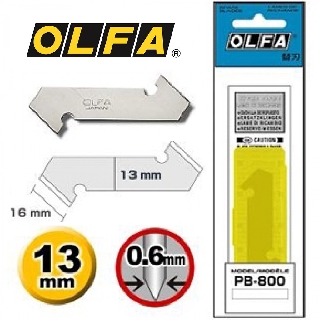 OLFA ใบมีดคัตเตอร์ PB-800 ใช้สำหรับรุ่น PC-L