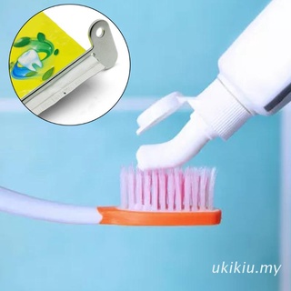 Uki เครื่องบีบหลอดยาสีฟันแบบโลหะพร้อมที่บีบหลอดสแตนเลสพร้อมกุญแจ