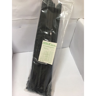 "NITECH" CABLE TIE NYLON BLACK COLOR  (100เส้น/แพ็ค)