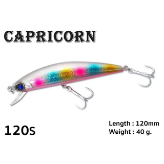 เหยื่อมินนาว 120S/40g เหยื่อปลอม Capricorn อุปกรณ์ตกปลา เหยื่อตกปลา ขนาด 120 มม. น้ำหนัก 40 กรัม