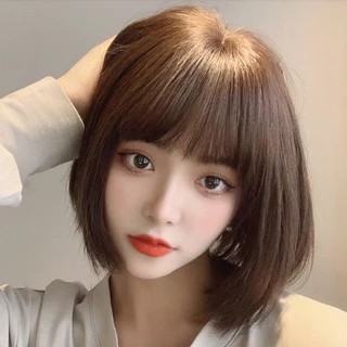 วิกผมผู้หญิง วิกผมบ๊อบ วิกผมบ๊อบเรียบลม bobo Wig