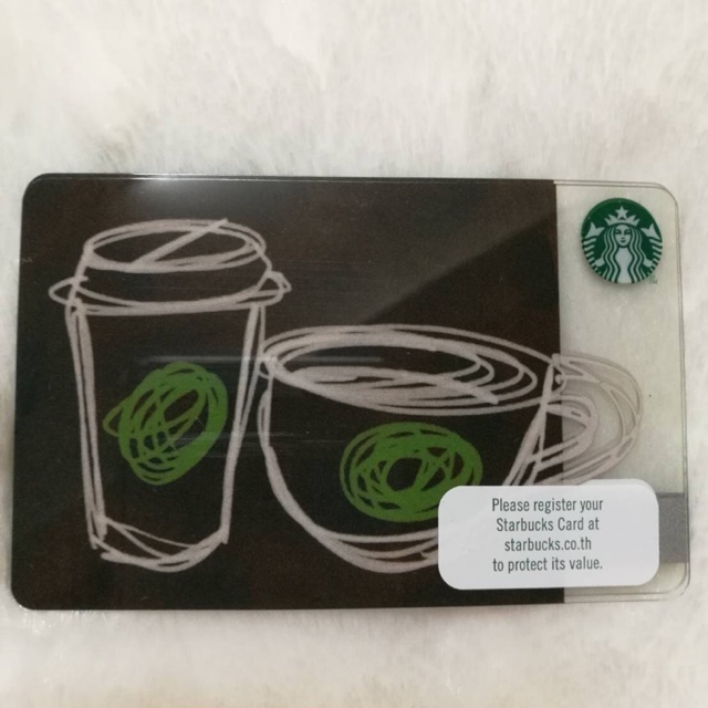 Starbucks Card บัตรสตาบัคส์ บัตรเปล่า บัตรแข็ง บัตรพลาสติก