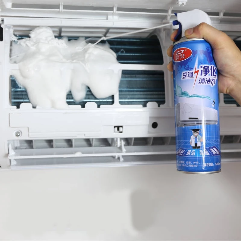 แพ็ค3 โฟม spray ล้างแอร์ 500 ml น้ำยาล้างแอร์บ้าน น้ำยาล้างแอร์รถยนต์ โฟมล้างแอร์น้ำยาล้างคอย กำจัดสิ่งอุดตันล์ ส่งเร็วก thumbnail 5