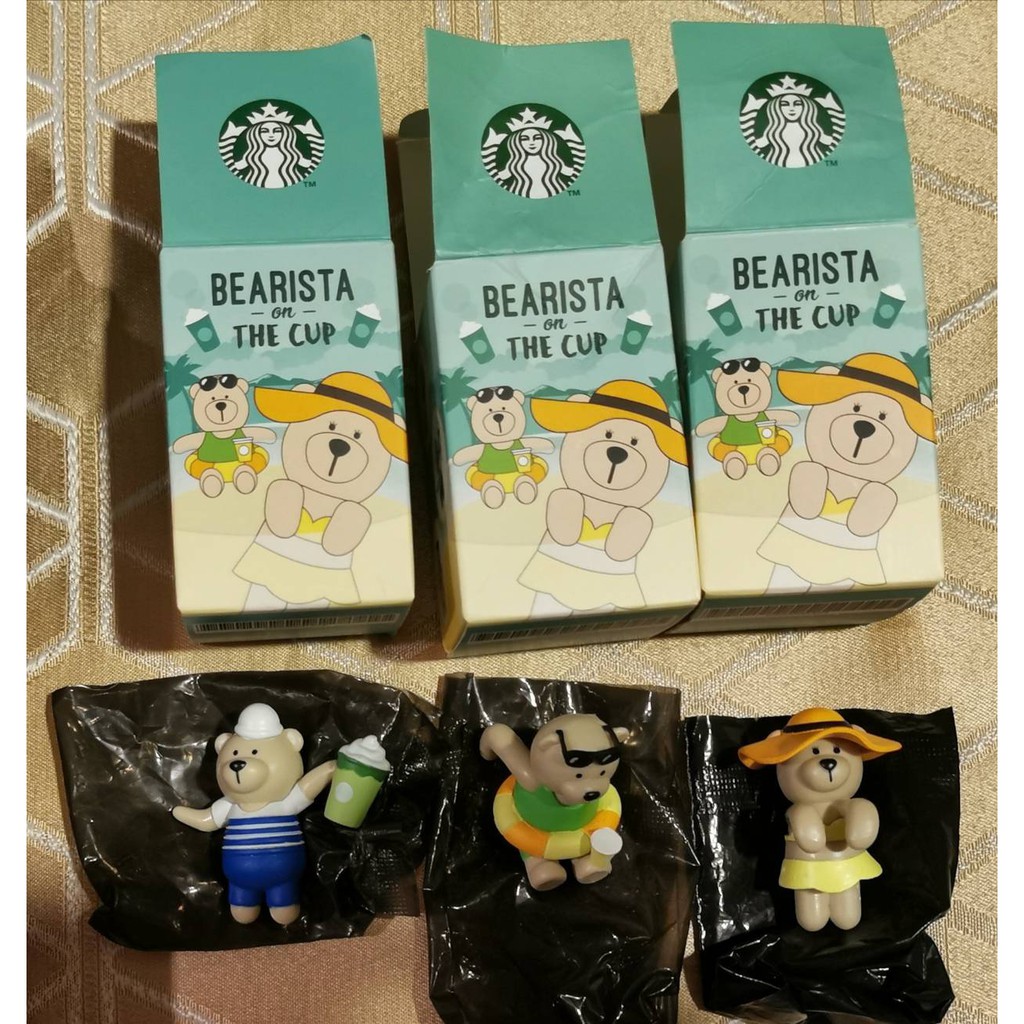 ตุ๊กตา เกาะแก้ว หมี บาริสต้า Barista Bear Starbucks สตาร์บัค 2019 #คุณนัทKT