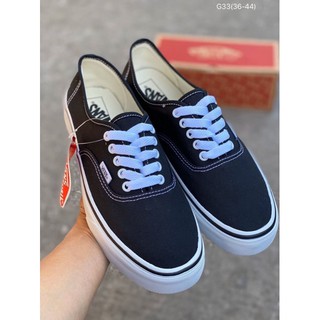 รองเท้าแฟชั่น 🔥[2Sneaker] รองเท้าVans Authentic : Black รองเท้าแฟชั่น รองเท้าลำลอง